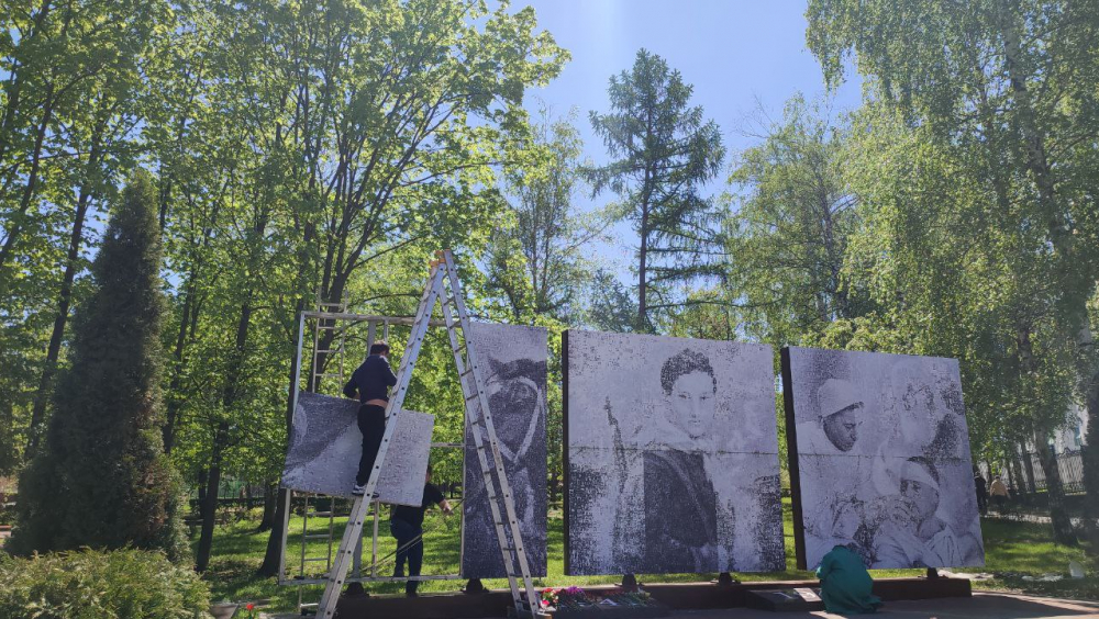 В Тамбове начали демонтаж триптиха «Стена Памяти»