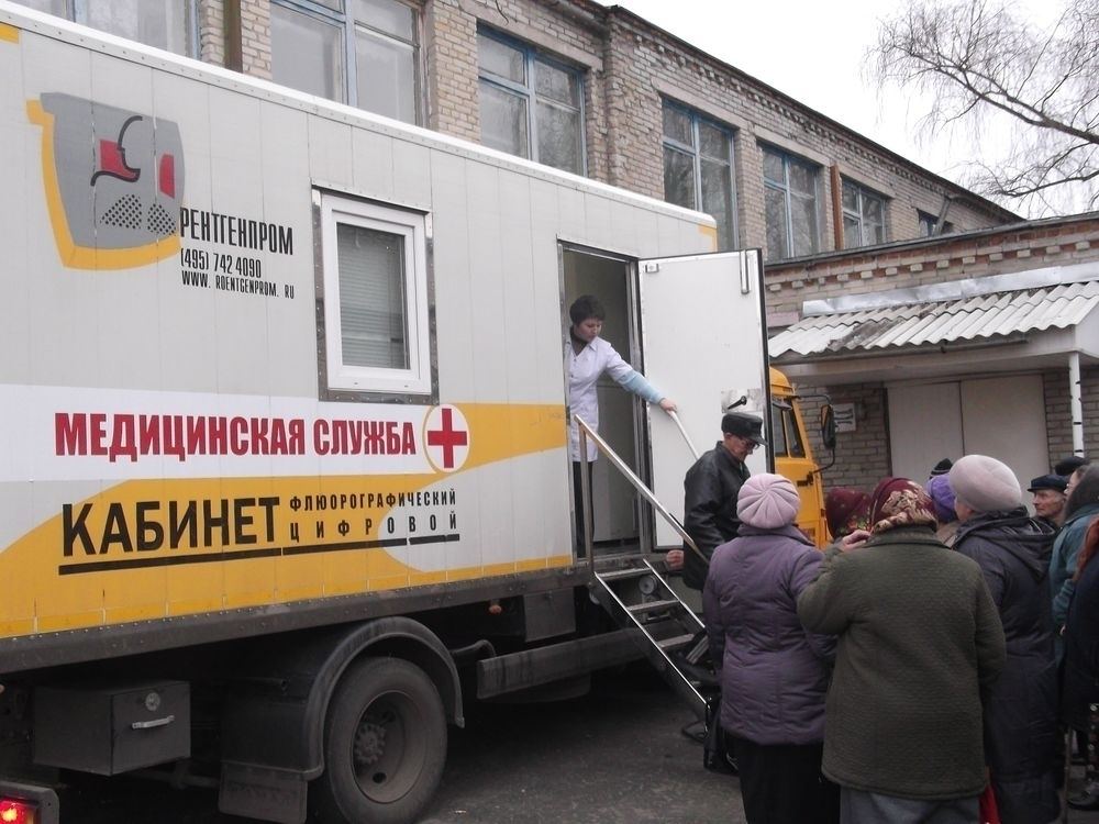 Выездные медицинские обследования населения проходят в Первомайском районе