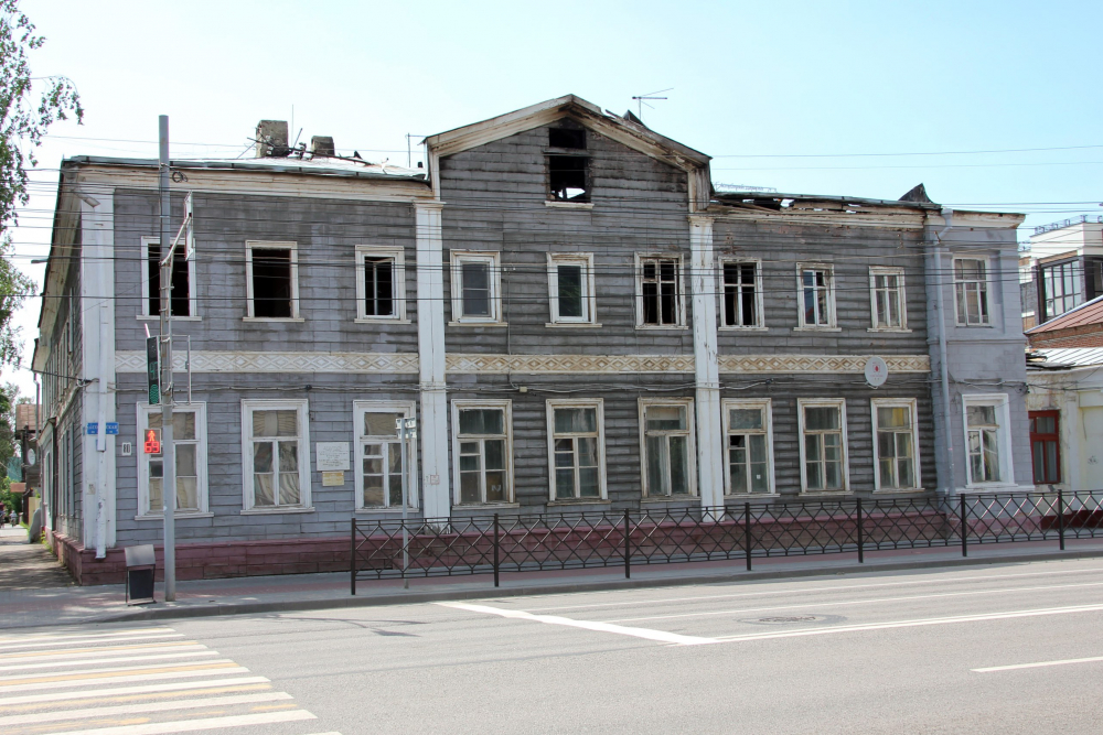 Сгоревший дом Нарышкина в Тамбове собираются законсервировать