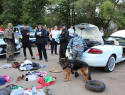 В Тамбове полиция задержала молодёжь на дорогих кабриолетах в балаклавах с автоматами