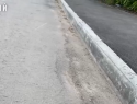 «И так сойдёт!»: в Тамбове переделанный тротуар на улице Лермонтовской разрушается вновь