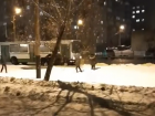 В Тамбове дети "обстреляли" автобус снежками