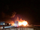 В Жердевском районе столкнулись и загорелись два грузовика: один из водителей погиб