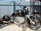 Мангал-мотоцикл ручной работы, сделанный осужденными, нашел покупателя в Москве 