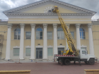 В Тамбове начались работы по восстановлению фасада бывшего кинотеатра «Родина»