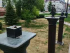 Из Державинского сквера в Тамбове украли бронзовую скульптуру