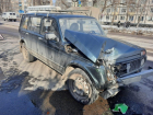 В Тамбове пожилой водитель «Нивы» врезался в пассажирский автобус №50