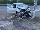 В Тамбовской области пьяный водитель «Поло» врезался в столб и проспал до приезда «скорой»