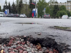 В Тамбове улица Гастелло вновь рискует провалиться сквозь землю