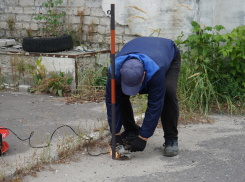 В Тамбове убрали очередные незаконно установленные блокираторы парковок