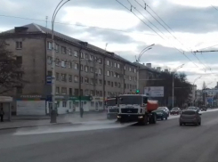 В Тамбове начали дезинфицировать улицы