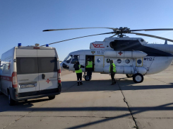 В Тамбовской области вертолёт санавиации доставил первого пациента в больницу