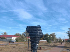 В Рассказове ветер сдул половину памятника Ленину