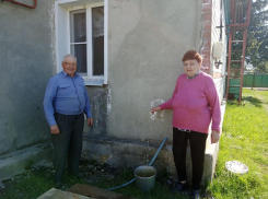 В Сатинке труженик тыла получил новый водопровод от «Тамбовской сетевой компании» 