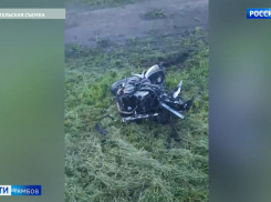 На выезде из Тамбова рано утром разбился мотоциклист