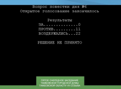 Тамбовская городская Дума отклонила предложенную Водоканалом 30-летнюю концессию по воде