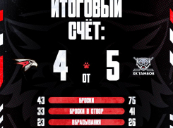 ХК «Тамбов» чуть не упустил победу над «Омскими крыльями»