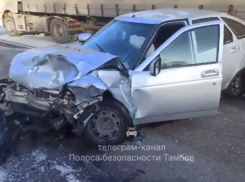«Приора» устроила массовое ДТП в Мичуринском округе