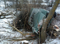 Дама не удержала «Волгу» на дороге и оказалась в кювете: водитель в норме, а пассажир пострадал 