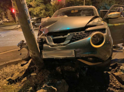 «Очевидцем» ночного ДТП в Тамбове стал бетонный столб