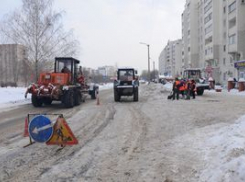 Тамбов справляется с последствиями снегопада   