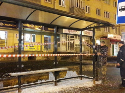 Кирпич - орудие вандала. Разбивший остановочный павильон на Чичканова мужчина задержан