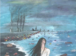 Рисунок жердевской студентки станет масштабным полотном на стене дома