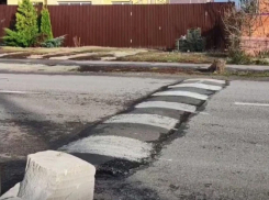 В Тамбове жители микрорайона Радужный самовольно установили 3 «лежачих полицейских»