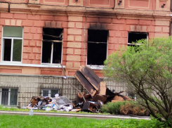 В Мичуринске загорелся один из корпусов МичГау