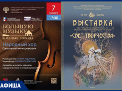Классические концерты и завершающиеся экспозиции: культурная афиша от «Блокнот Тамбов»