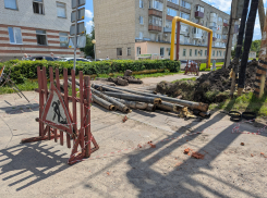 В Моршанске начали менять теплотрассы перед новым отопительным сезоном