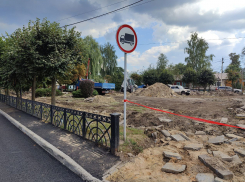 В Тамбове ремонтируют сквер на Лермонтовской и улицы в южной части