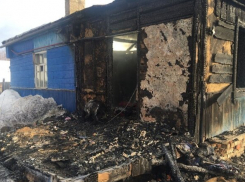 В Знаменском районе пожарные вытащили из огня троих детей