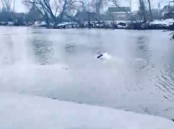 В Тамбове в Цне утонула легковушка