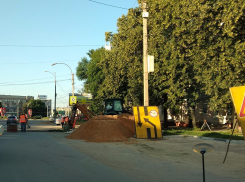 На Пролетарке сделали ливневку 