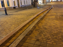 На улице Коммунальной в Тамбове произошла очередная коммунальная авария