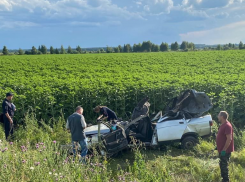 В Мичуринском районе «десятка» врезалась в столб и перевернулась: погибли трое