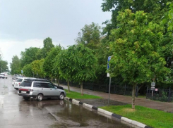 В Тамбове после сильного ливня затопило улицу Гоголя 