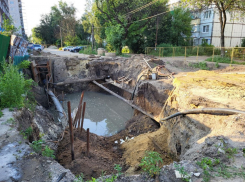 Сроки реконструкции коллектора на улице Подвойского в Тамбове вновь сдвигаются на неопределённый срок