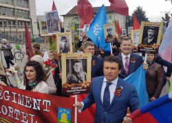 Тамбовские солдаты "Бессмертного полка" прошли по городам Европы