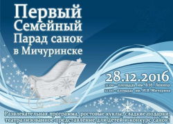 В Мичуринске пройдет первый в области семейный парад санок