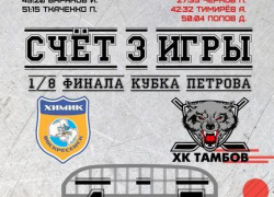 Тамбовские «волки» одержали первую в истории клуба победу в плей-офф