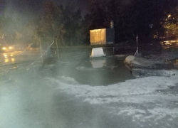 Порыв коллектора на севере города произошёл «во время попытки выявить дефекты» при реконструкции