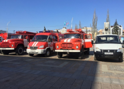 Большой смотр спасательной техники прошел у администрации Тамбовской области