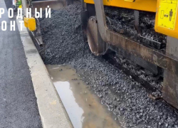 В Тамбове дублёр улицы Советской за 430 миллионов рублей строят в дождь и снег