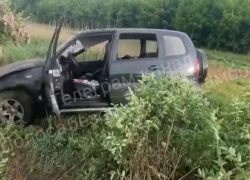 В Сосновском районе водитель выпал из машины и погиб