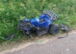Под Моршанском 14-летняя девочка без прав попала в ДТП на квадроцикле 