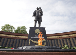 В Мичуринске торжественно открыли мемориал, посвящённый Великой Отечественной войне