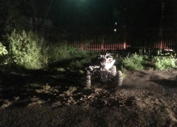В Моршанске молодой человек перевернулся на квадроцикле