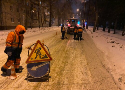 Почти 1,5 тысячи кубометров снега вывезли из Тамбова за одну ночь